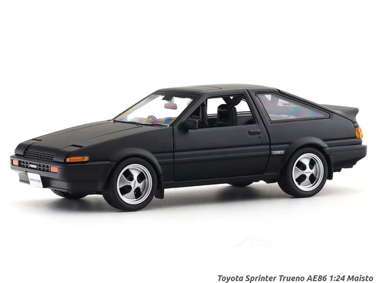 1:24 Toyota Sprinter Trueno AE86 Matte Black