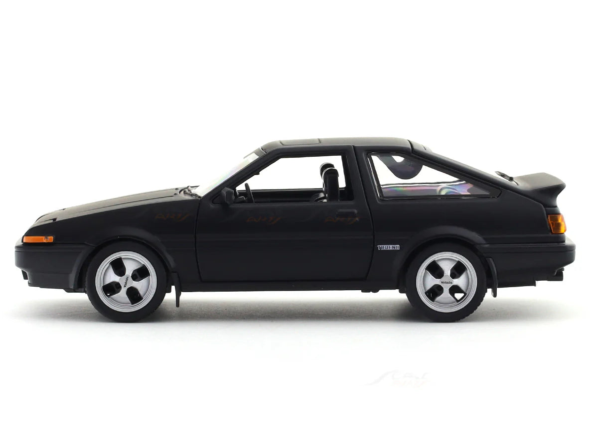 1:24 Toyota Sprinter Trueno AE86 Matte Black
