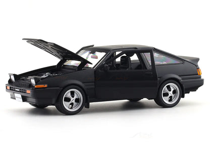 1:24 Toyota Sprinter Trueno AE86 Matte Black