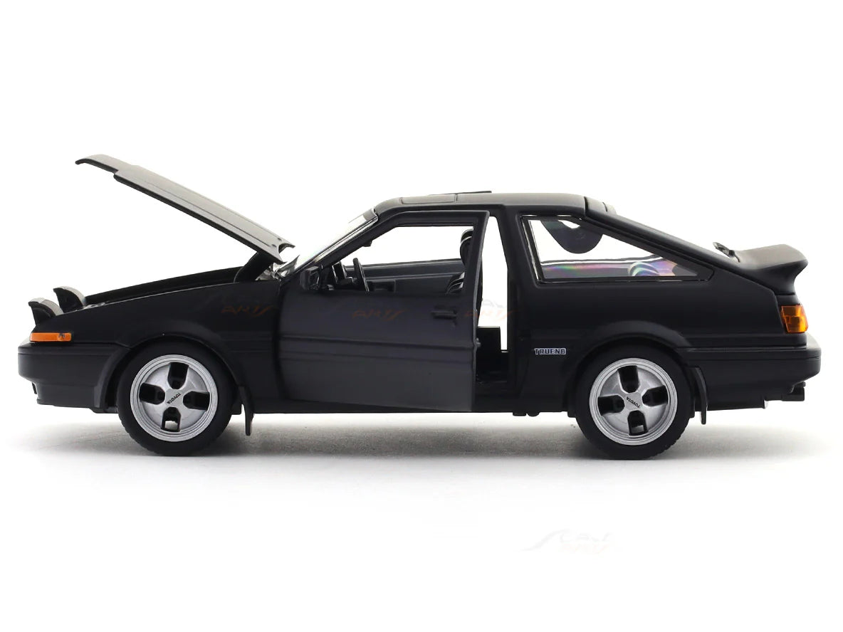 1:24 Toyota Sprinter Trueno AE86 Matte Black