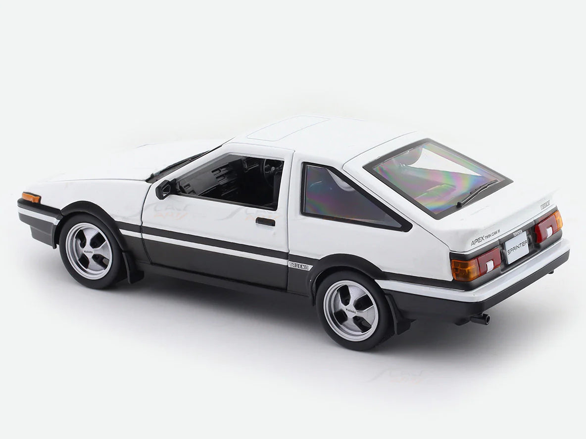 1:24 Toyota Sprinter Trueno AE86 White