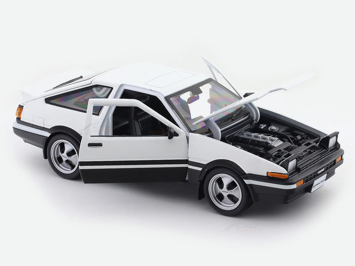 1:24 Toyota Sprinter Trueno AE86 White