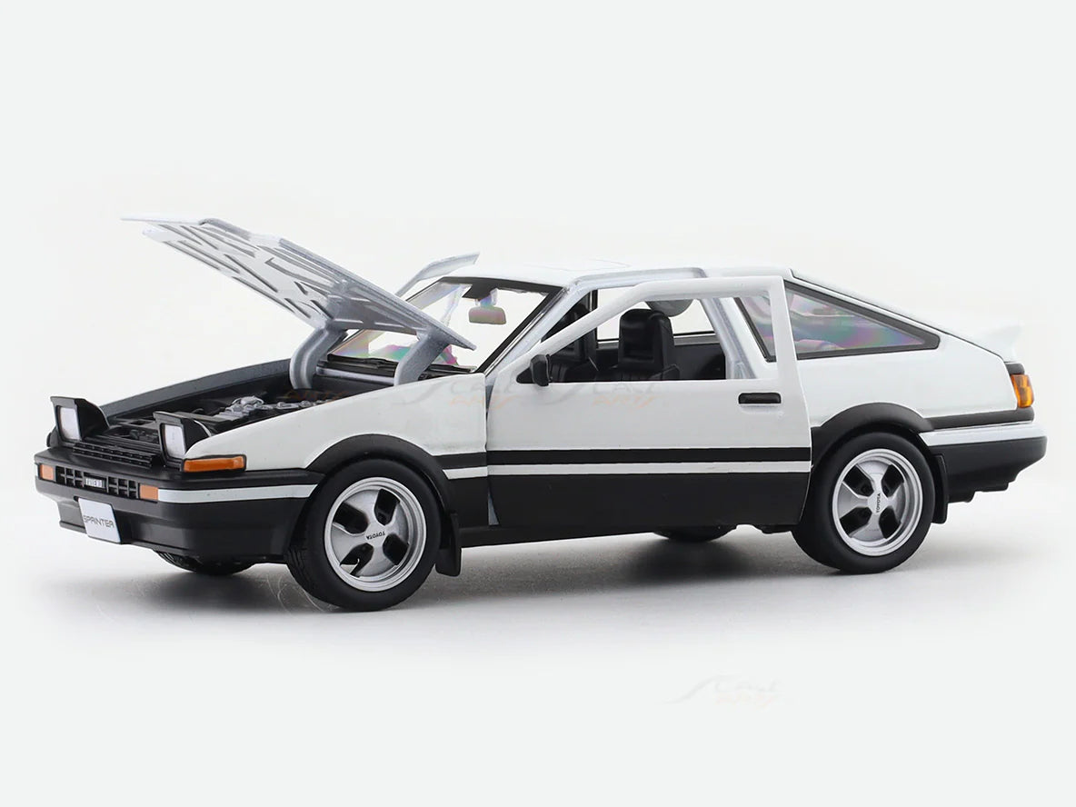 1:24 Toyota Sprinter Trueno AE86 White