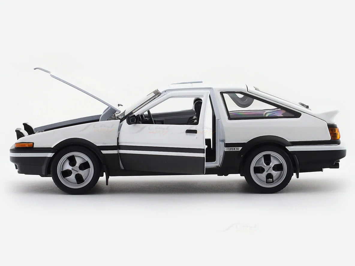 1:24 Toyota Sprinter Trueno AE86 White