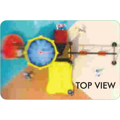 Castle Swing Set Play Yard