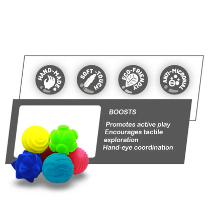Whacky 4" Ball Assortment (set of 6)