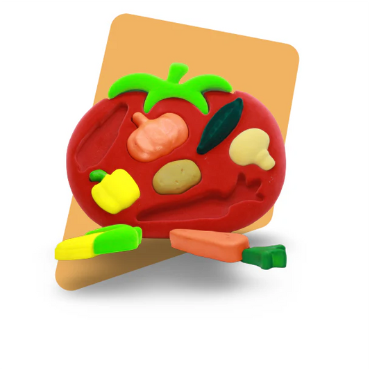 3D Vegetable Shape Sorter