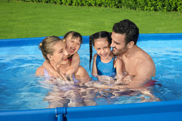 BESTWAY ABOVE GROUND PORTABLE SWIMMING POOL FOR ADULTS 9.84 FT X 6.59 FT X 2.16 FT