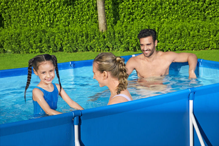 BESTWAY ABOVE GROUND PORTABLE SWIMMING POOL FOR ADULTS 9.84 FT X 6.59 FT X 2.16 FT