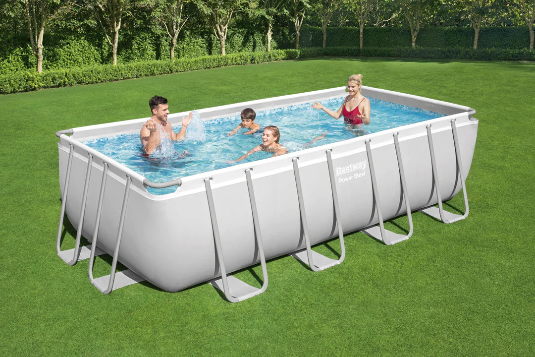 BESTWAY 16' X 8' X 48" PORTABLE RECTANGULAR SWIMMING POOL