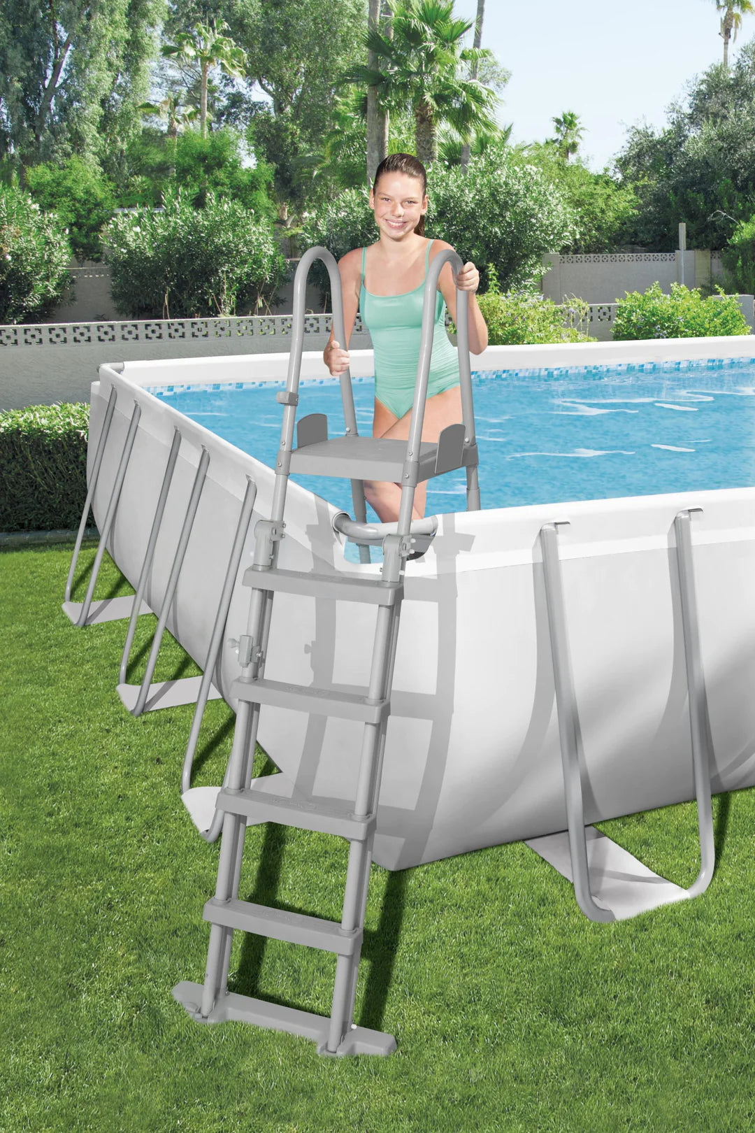 BESTWAY ABOVE GROUND PORTABLE SWIMMING POOL 24FTX12FTX4.33FT/7.32M X 3.66M X 1.32M