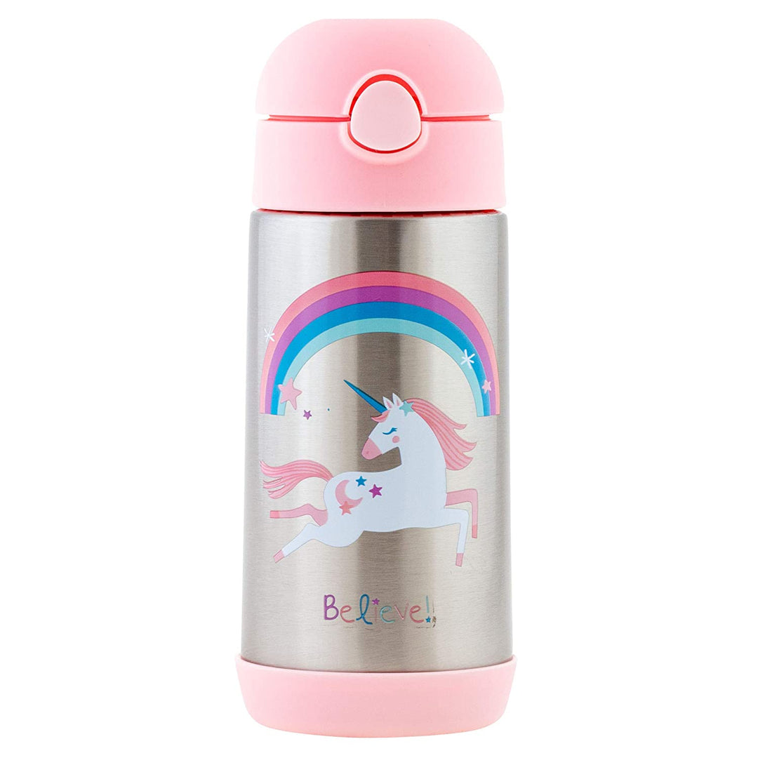 Stephen Joseph Double Wall Stainless Steel Water Bottle 350ml