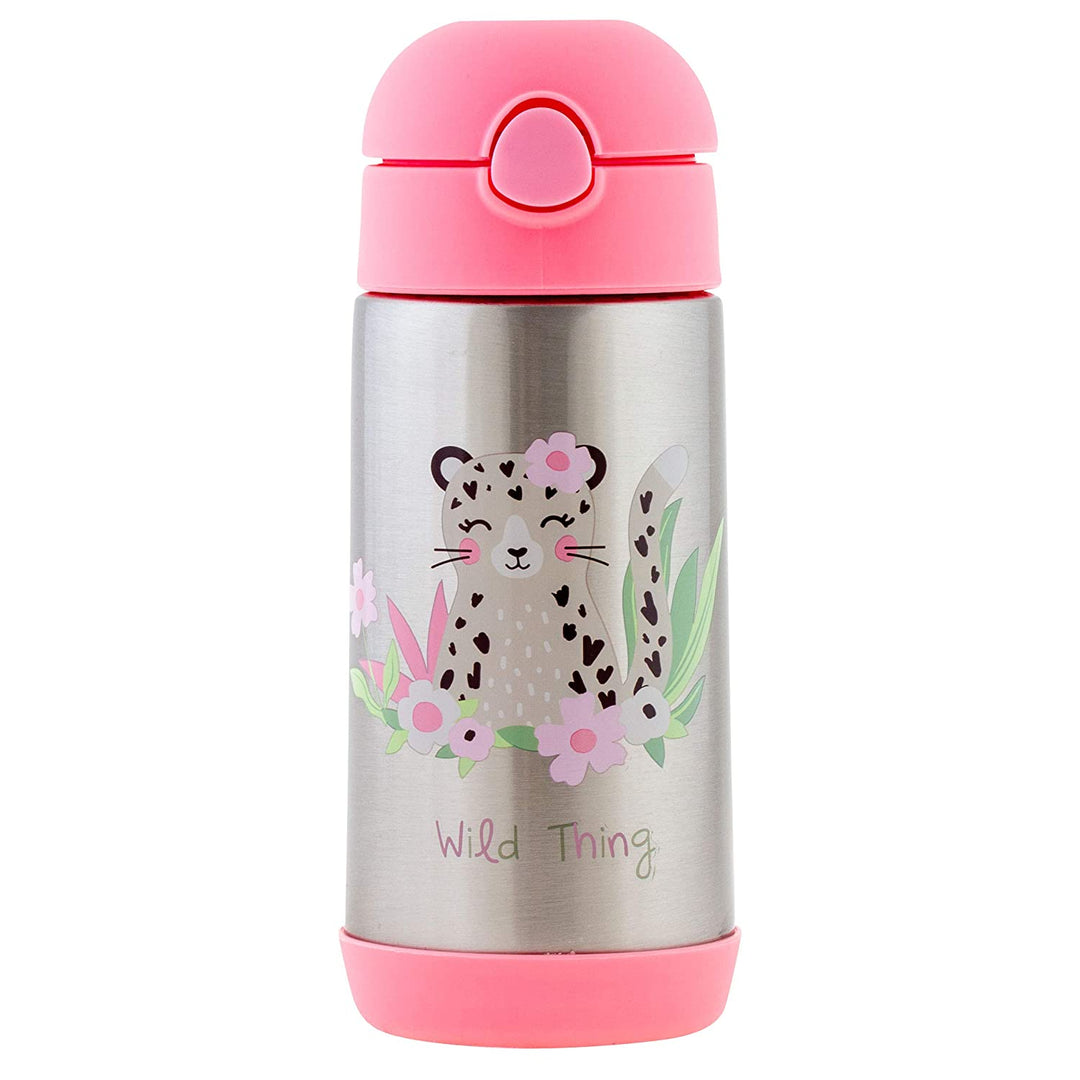 Stephen Joseph Double Wall Stainless Steel Water Bottle 350ml