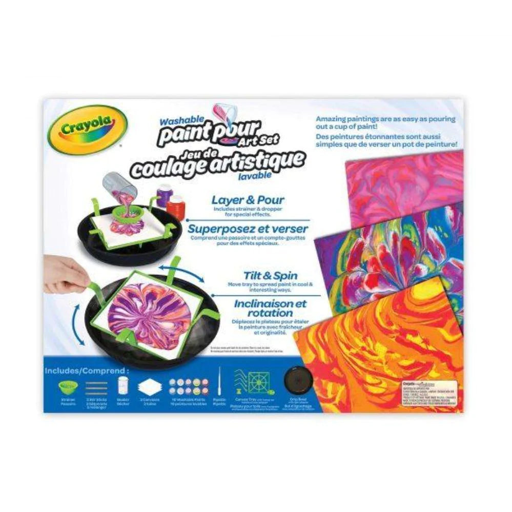 Crayola Washable Paint Pour Art Set