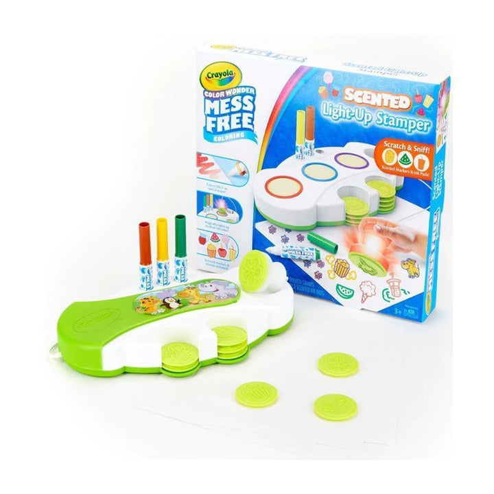 Crayola Color Wonder Mess Free Scented Light Up Stamper Set