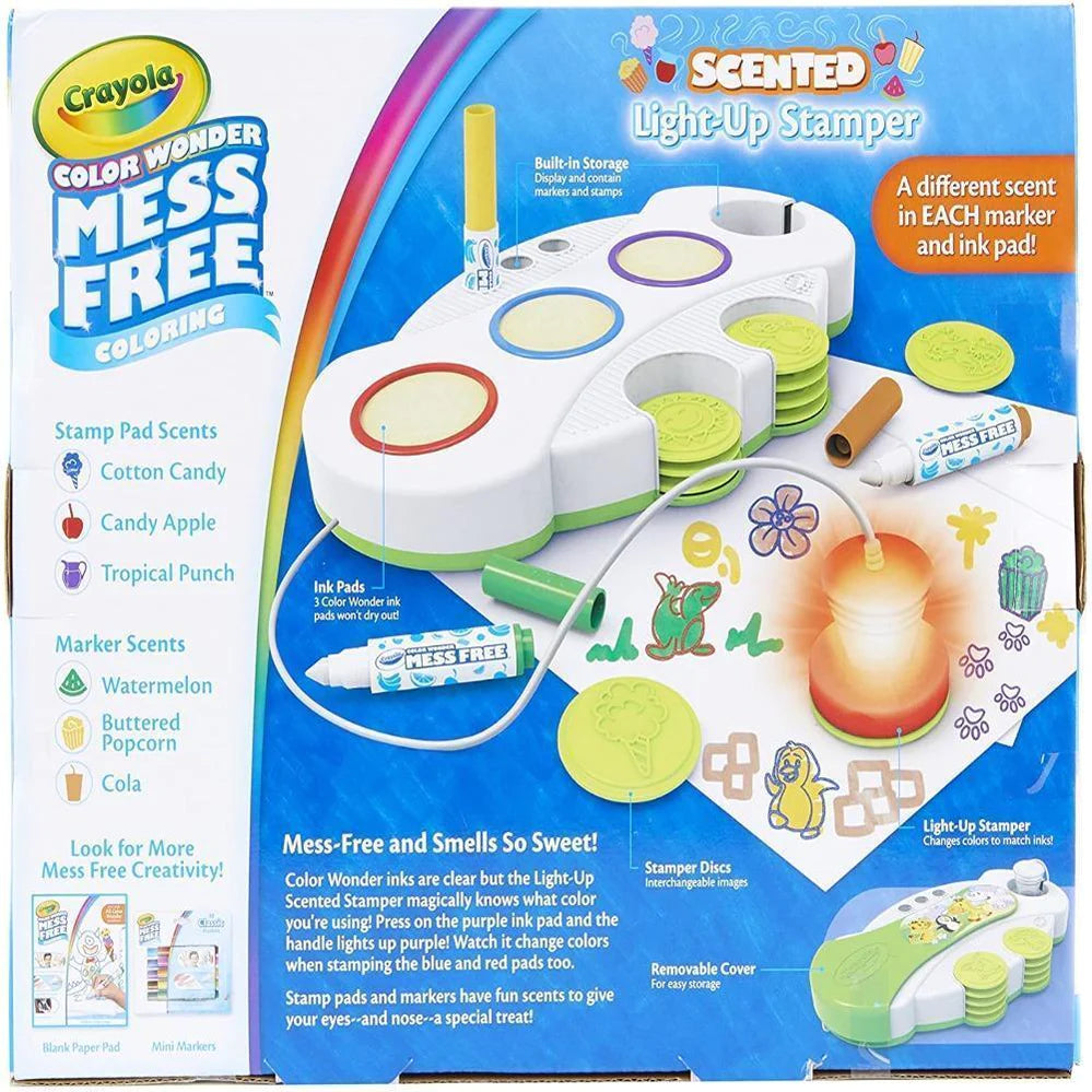 Crayola Color Wonder Mess Free Scented Light Up Stamper Set