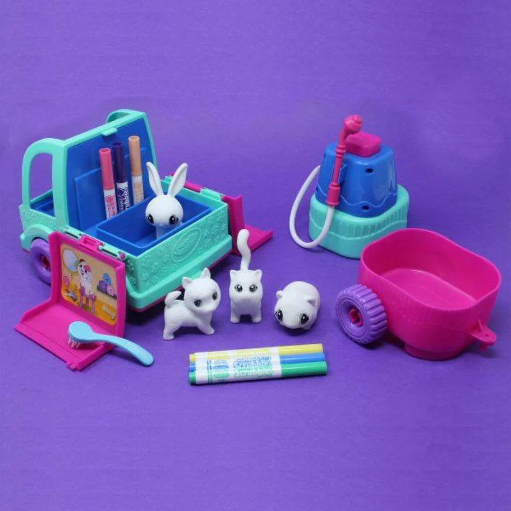 Crayola Scribble Scrubbie Pets Mobile Spa Playset