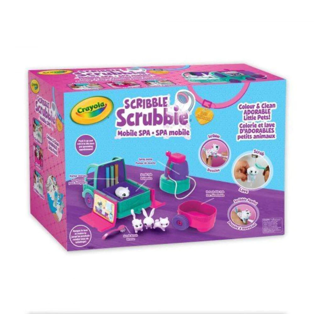 Crayola Scribble Scrubbie Pets Mobile Spa Playset