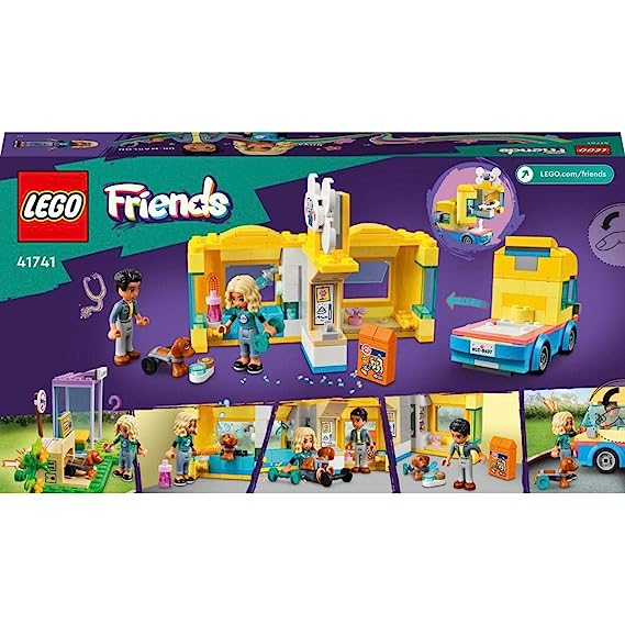 LEGO Friends Dog Rescue Van 41741 Building Toy Set (300 Pieces)