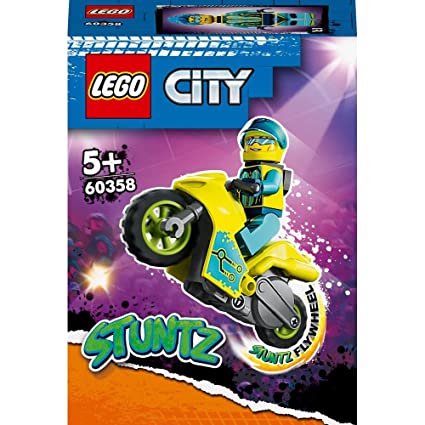 LEGO® City Cyber Stunt Bike 60358 Building Toy Set (13 Pieces)