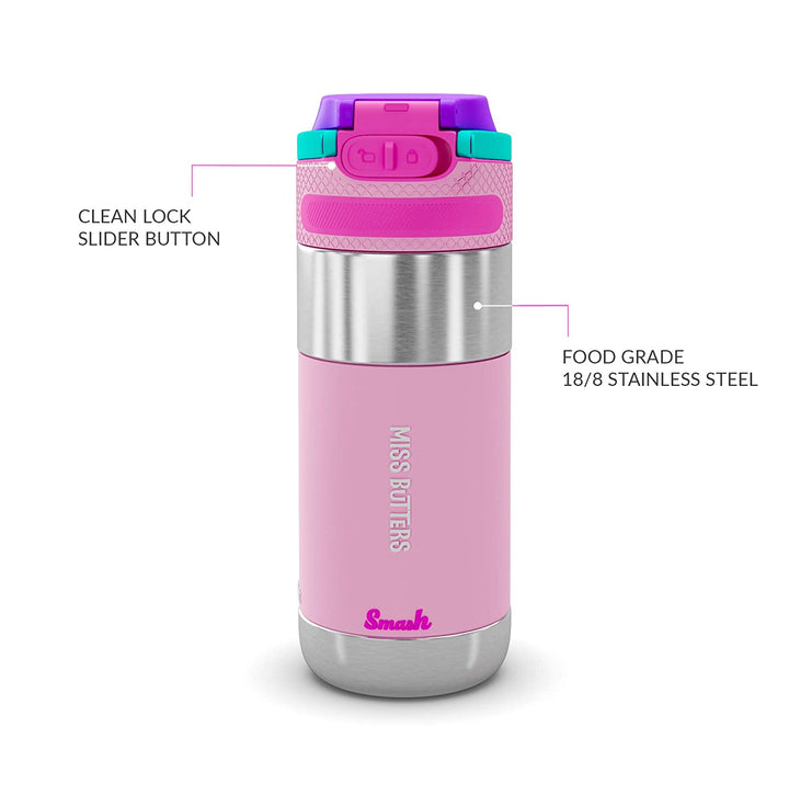 rabitat Clean Lock Stainless Steel Insulated Sipper - Sipper for Kids. Water Bottle for School