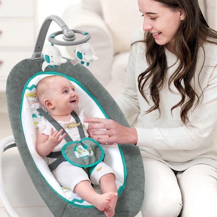 Mastela Fold Up Rocker Teal (Birth+ to 12 months)