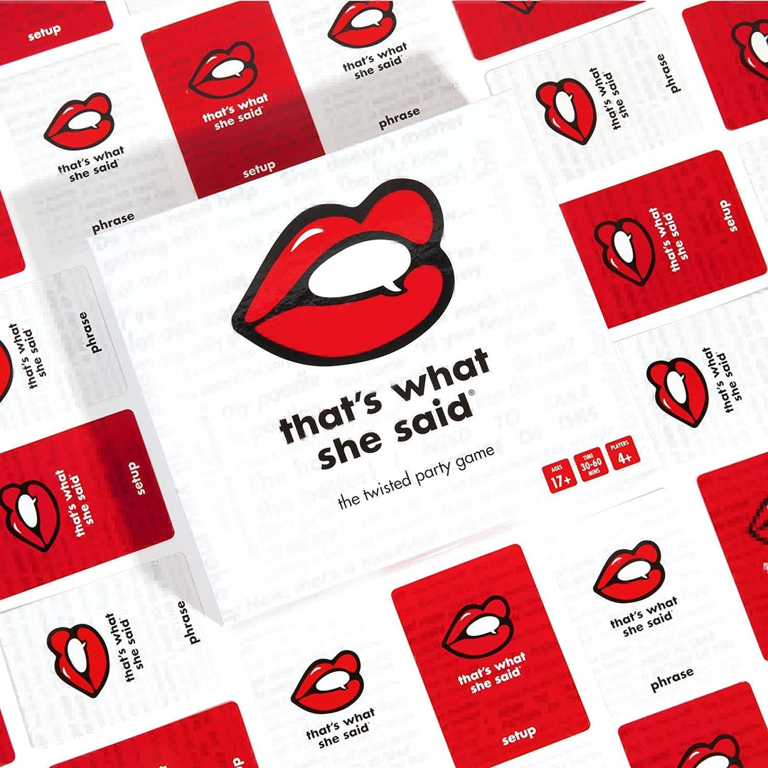 That's What She Said Game - The Hilariously Twisted Party Game Adults Only