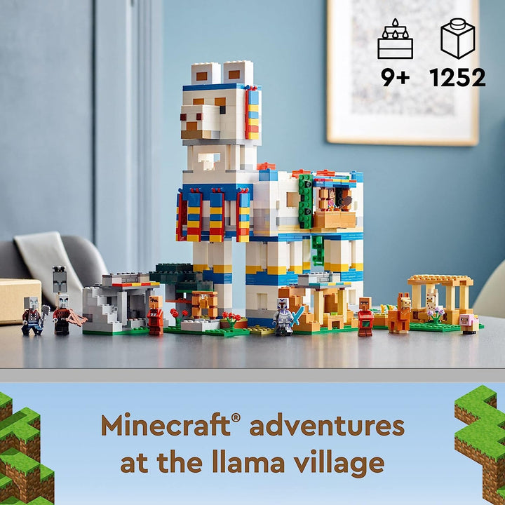 LEGO Minecraft The Llama Village 21188 Building Toy Set for Kids, Girls, and Boys Ages 9+ (1,252 Pieces)