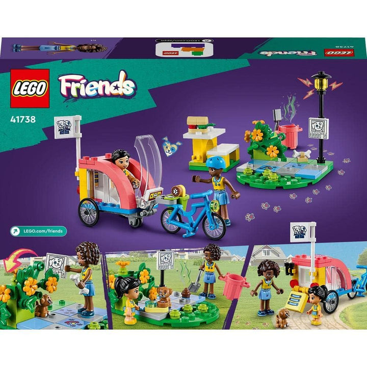 LEGO Friends Dog Rescue Bike 41738 Building Toy Set (125 Pieces)