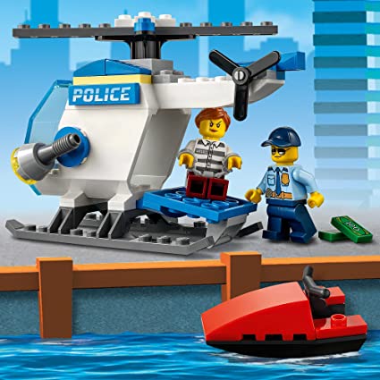 LEGO 60275 City Police Helicopter Toy with Officer and Crook Mini figures for 4+ Years Old Boys and Girls