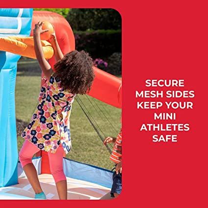 Step2 MAX Sports Full Court Basketball ‘N Slide Bouncer With Extra Heavy Duty Blower | Kids Inflatable Bounce House