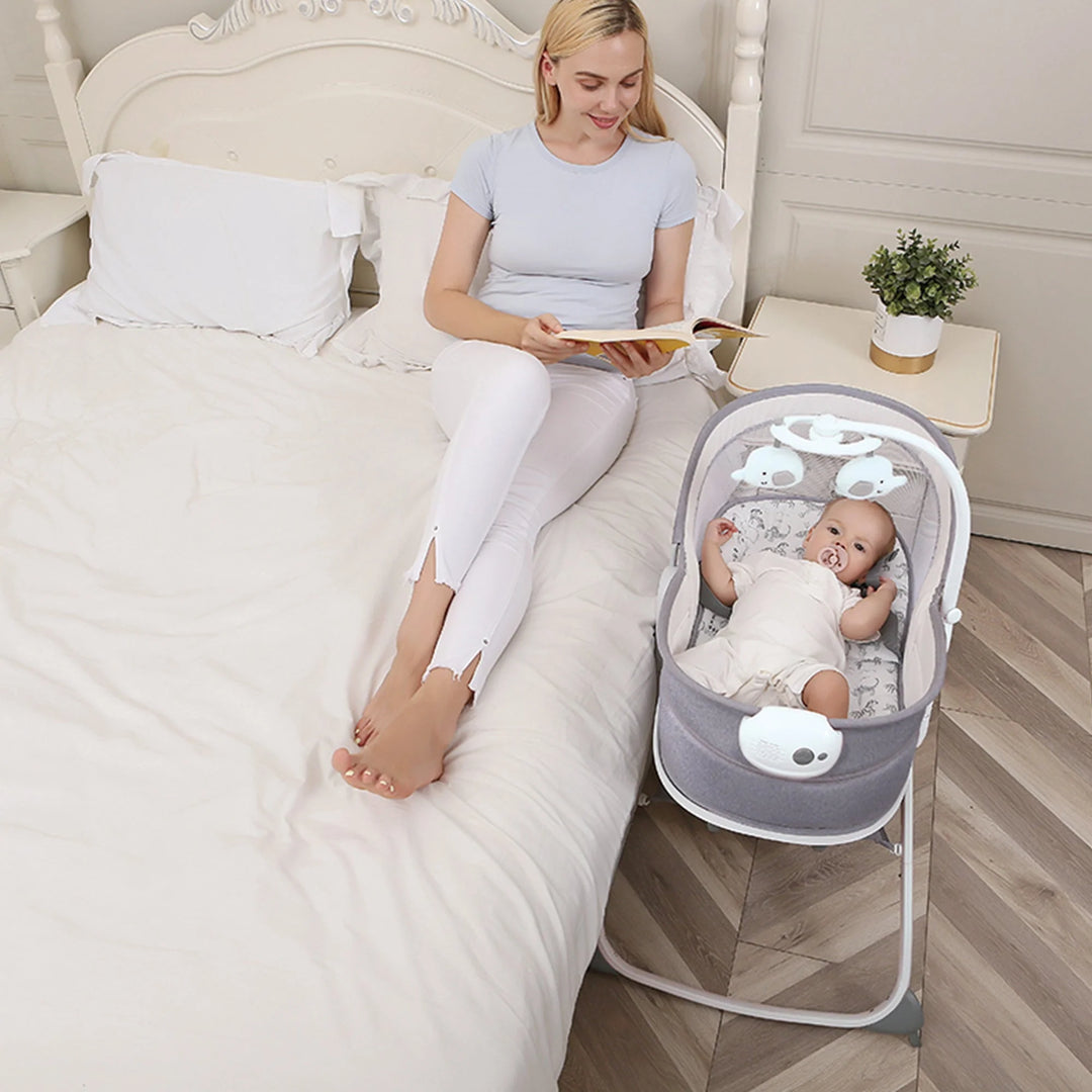 Mastela 6in1 Multi-Function Bassinet, Bouncer and Rocker Grey (Birth+ to 36 months)