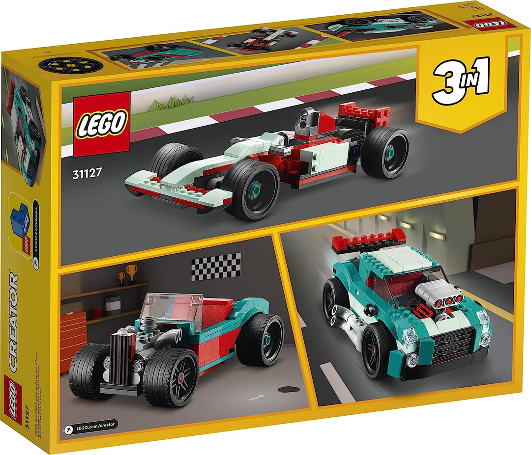 LEGO Creator 3in1 Street Racer 31127 Building Kit (258 Pieces)