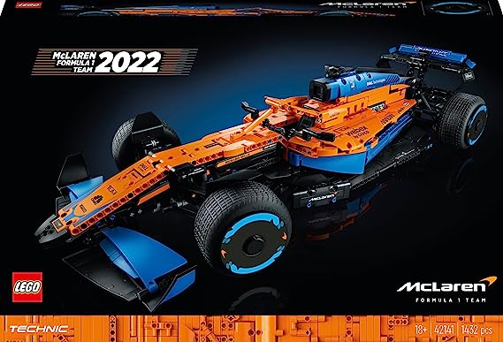 LEGO Technic McLaren Formula 1 Race Car 42141 Model Building Kit (1,434 Pieces)