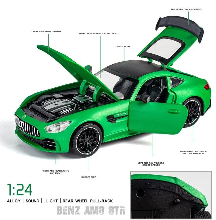 Toys Uncle Die Cast Metal Cars, Metal Pull Back Diecast Car for Kids and Adults (Colors AS PER Available Stock) (1:24 MERCEDES AMG GT)