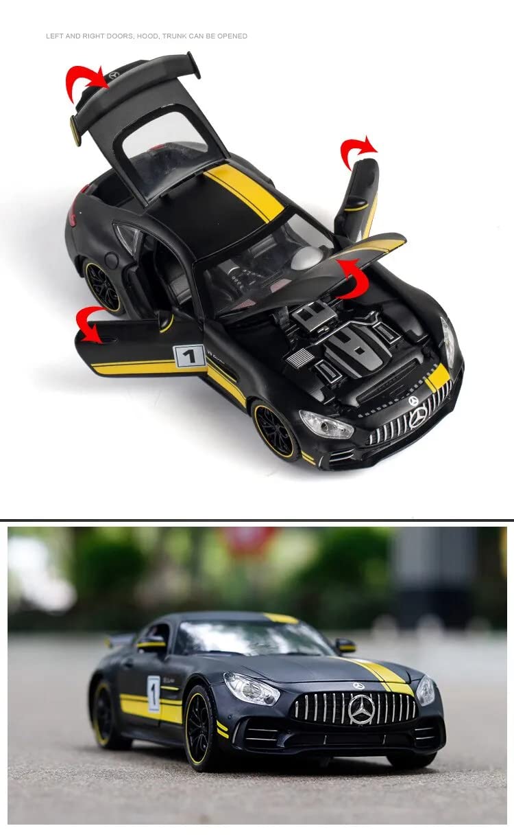 Toys Uncle Die Cast Metal Cars, Metal Pull Back Diecast Car for Kids and Adults (Colors AS PER Available Stock) (1:24 MERCEDES AMG GT)