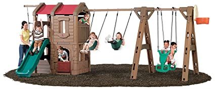 Step2 Naturally Playful Adventure Lodge Play Center With Glider