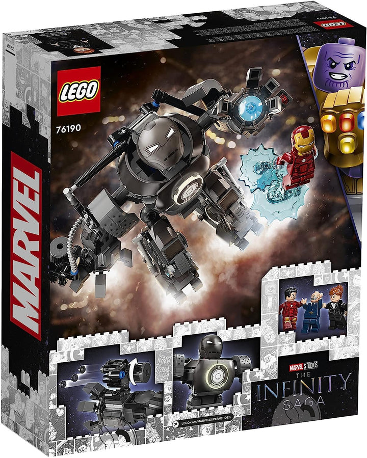 LEGO Marvel Iron Man: Iron Monger Mayhem 76190 Collectible Building Kit with Iron Man, Obadiah Stane and Pepper Potts; New 2021 (479 Pieces)