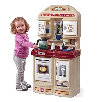 Step2 Cozy Kitchen | Small Play Kitchen For Toddlers | Kids Kitchen Playset