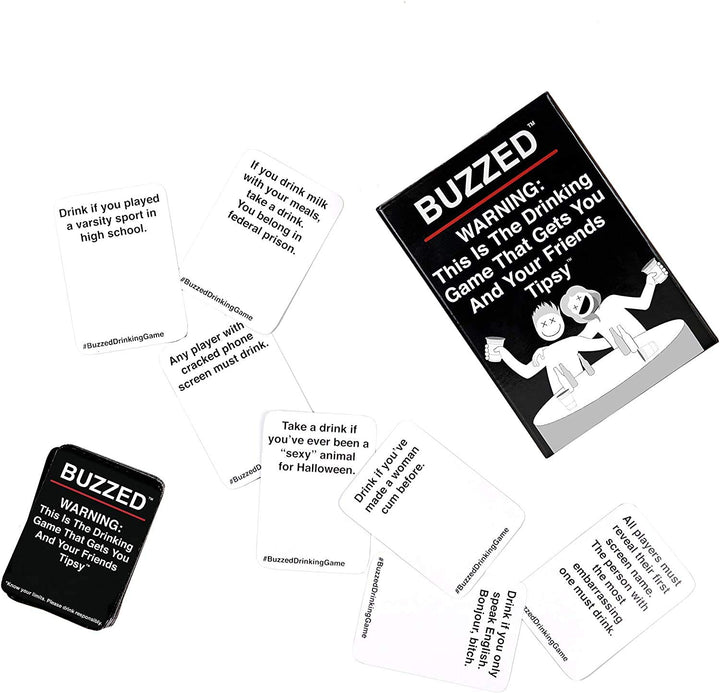 Buzzed-The Hilarious Party Game That Will Get You & Your Friends Hydrated, Multicoloured