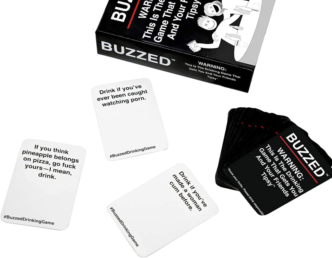 Buzzed-The Hilarious Party Game That Will Get You & Your Friends Hydrated, Multicoloured