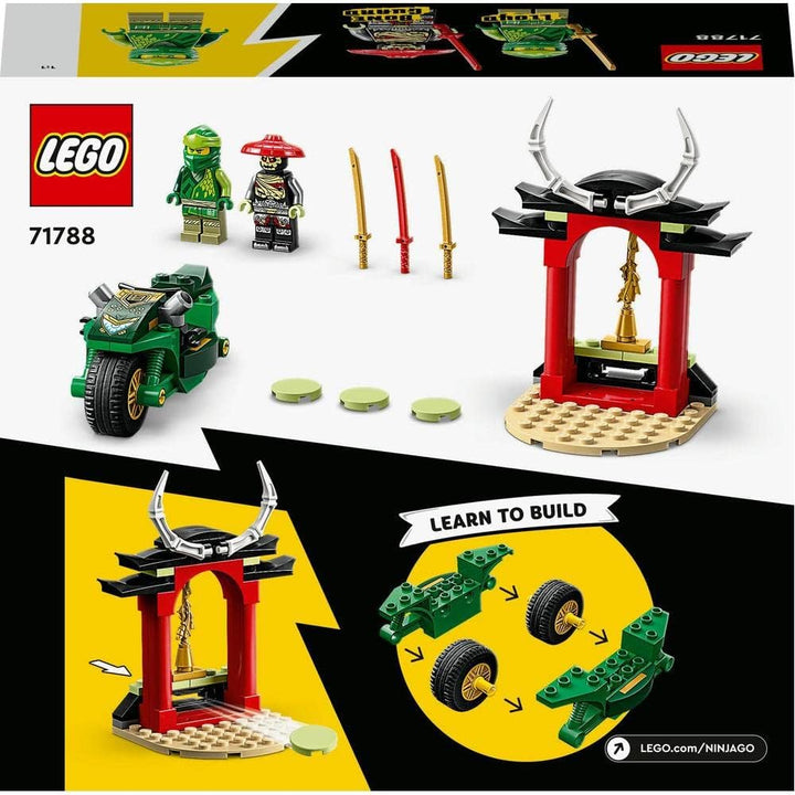 LEGO NINJAGO Lloyd’s Ninja Street Bike 71788 Building Toy Set (64 Pieces)