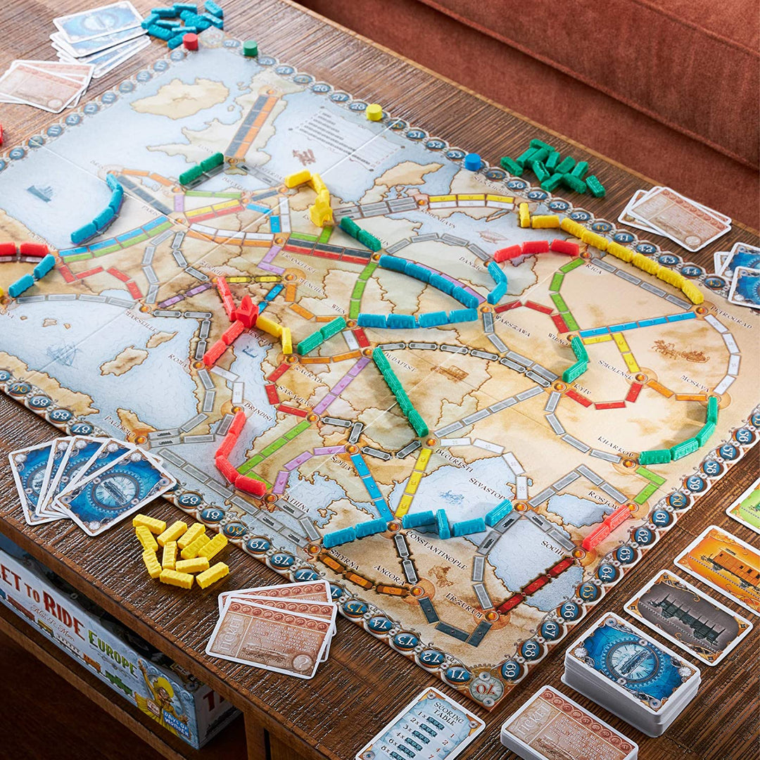 Asmodee Ticket to Ride Europe (Multicolor),for-All Ages