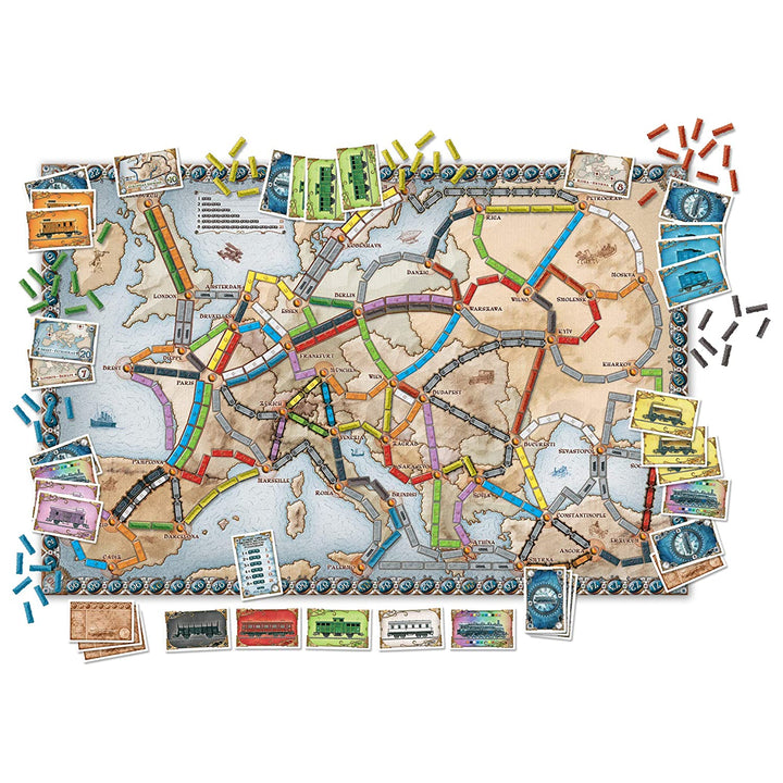 Asmodee Ticket to Ride Europe (Multicolor),for-All Ages