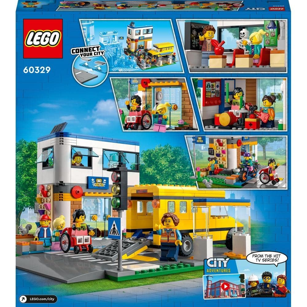 LEGO City School Day 60329 Building Kit (433 Pieces)