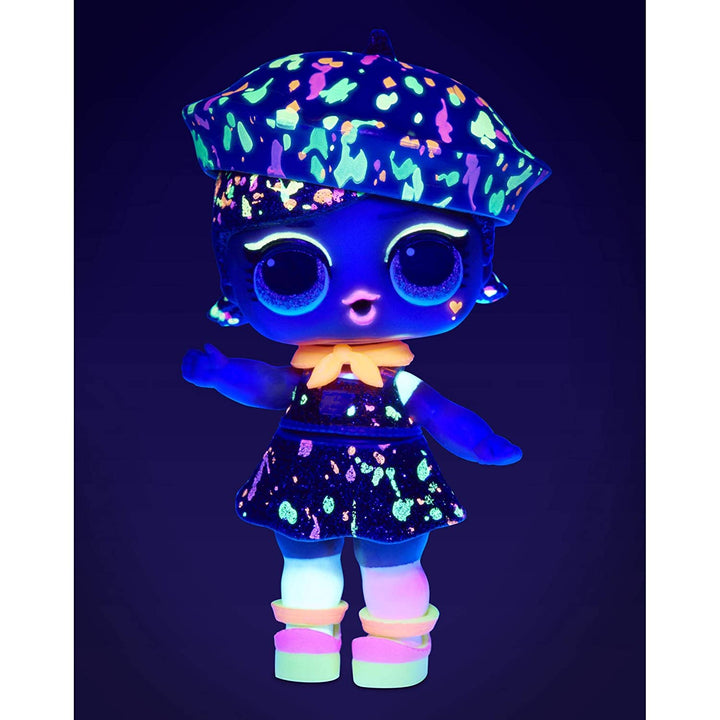 LOL Surprise! Lights Glitter Doll with 8 Surprises Including Black Light Surprises