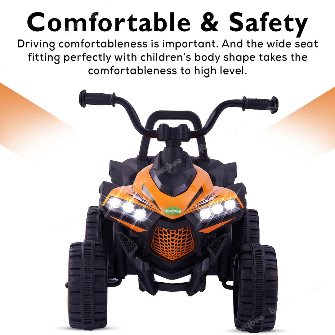 Atv Rechargeable Battery Operated Bike for Kids, Ride on Toy Kids Bike with Light & Music | Baby Bike Battery ATV Bike | Electric Bike for Kids to Drive