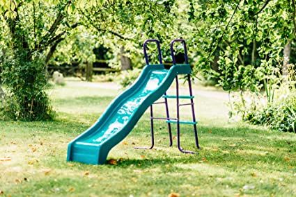 Plum Haumea Wave Metal Outdoor Slide For Chldren, 6FT