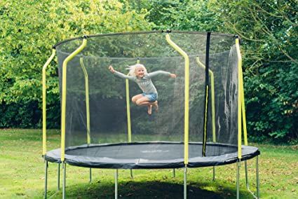 Plum 10ft Wave Springsafe Trampoline And Enclosure