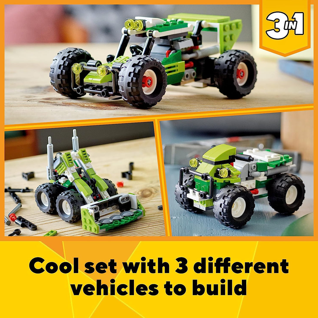 LEGO Creator 3in1 Off-Road Buggy 31123 Building Kit (160 Pieces)